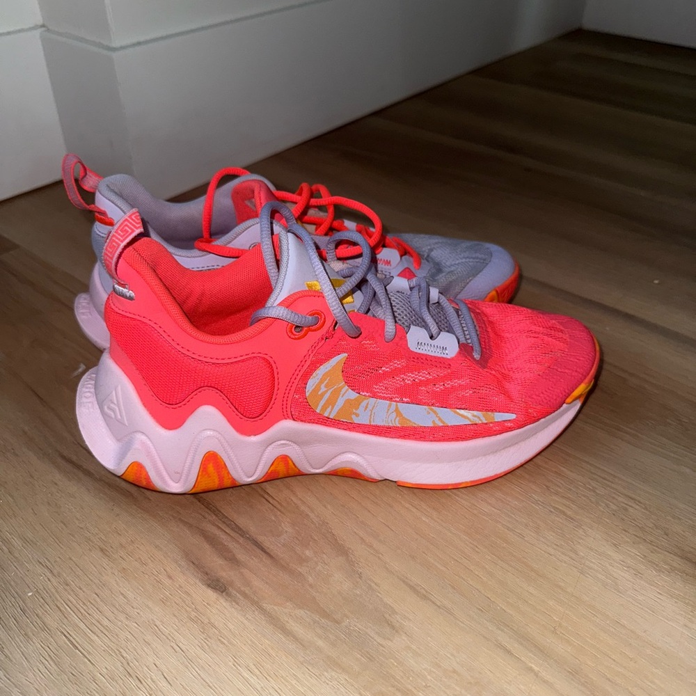 Nike Bright Orange Athletic Sneakers